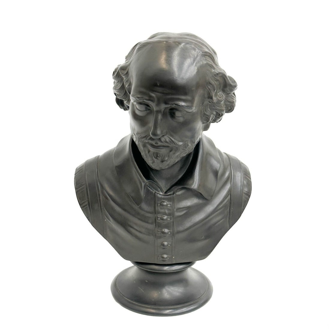 Wedgwood Bronzed Black Basalt Bust of William Shakespeare 19th century (1 of 6)
