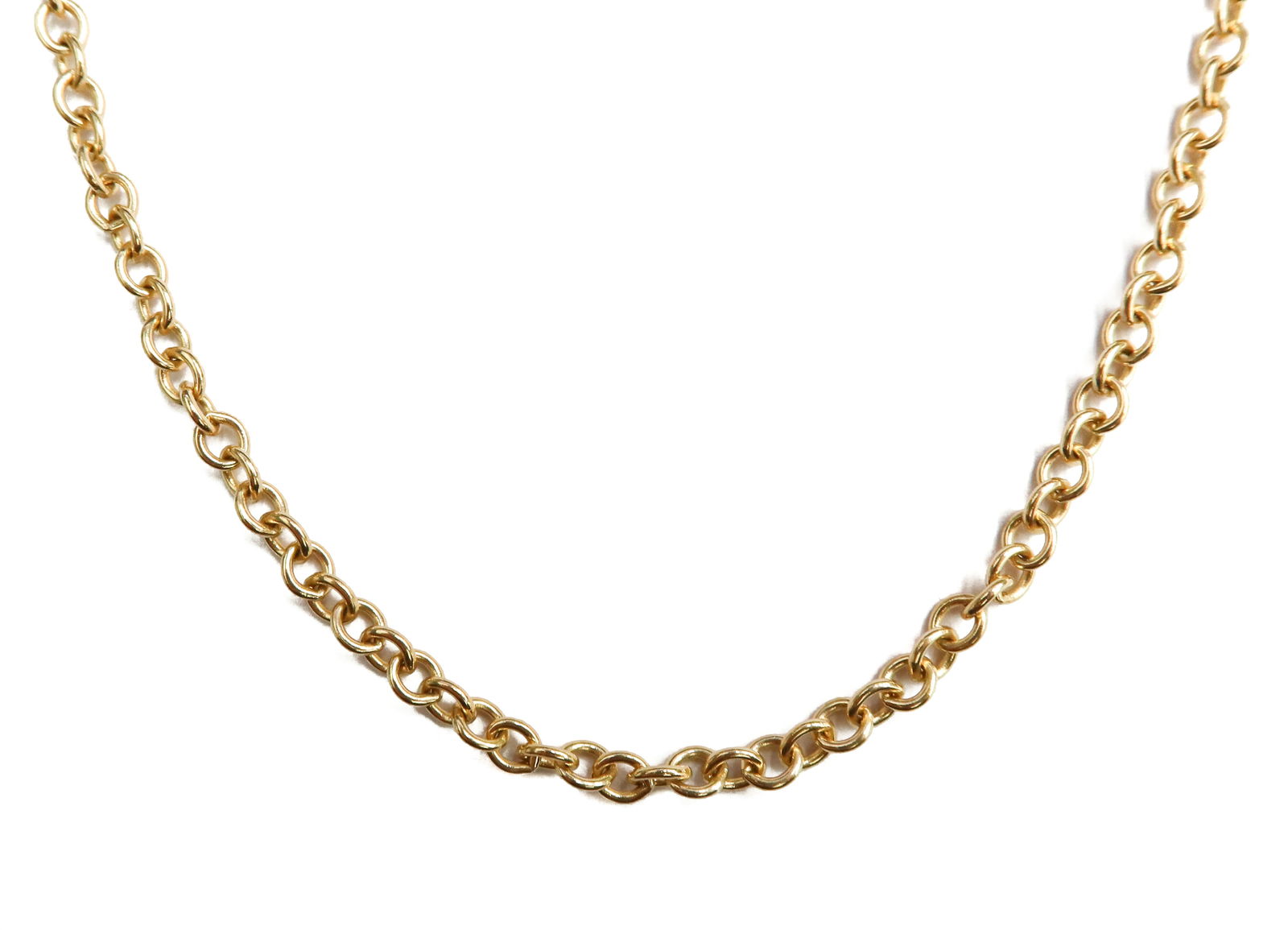 14k Yellow Gold Cable Chain Necklace (1 of 10)