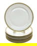 8 Limoges France Charles Martin Depose Dinner Plates, circa 1920