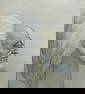 Werner Wilder (German/US 20th C.) Gouache with Graphite Drawing of a Man