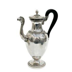 Marc-Augustin Lebrun French Sterling Silver Coffee Pot circa 1820