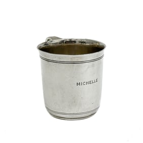 Tiffany & Co Sterling Silver Mug Michelle #23059