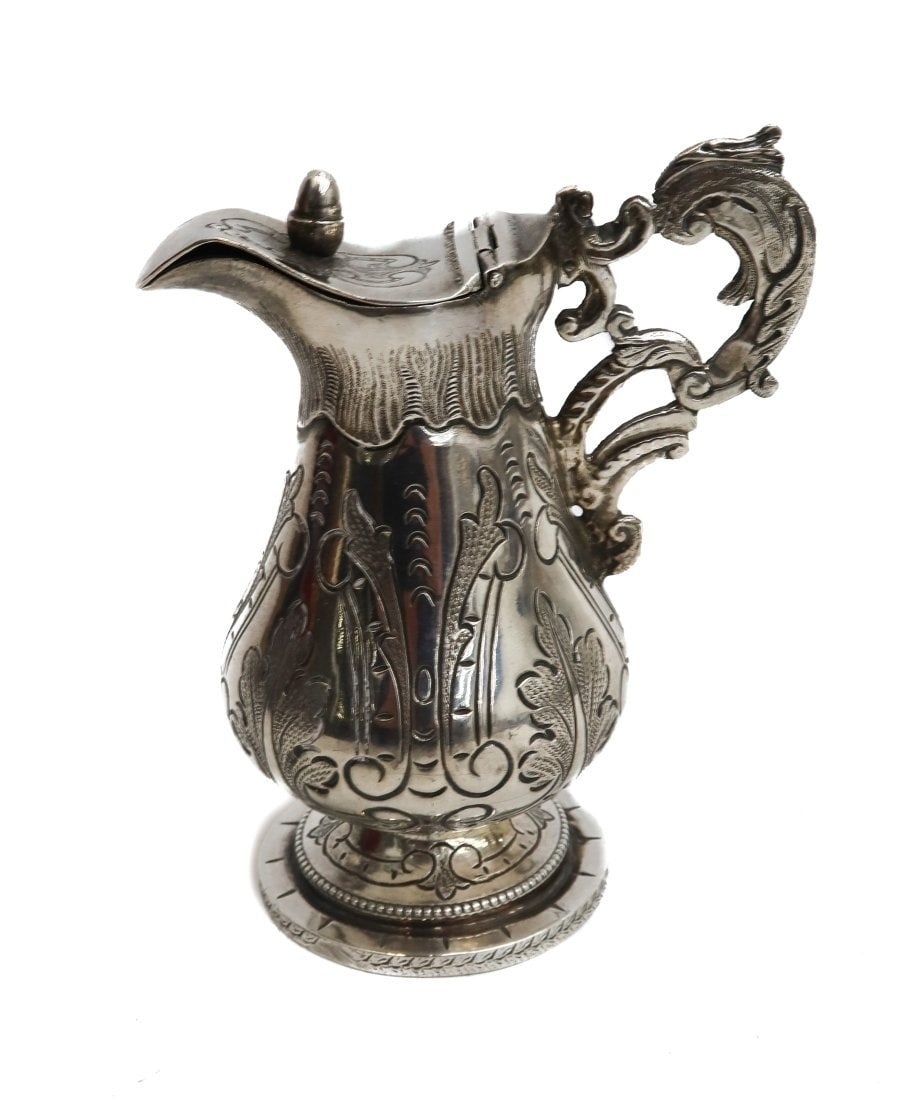 Mexican Silver Miniature LIdded Ewer, 18/19th Century (1 of 11)