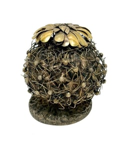 Janna Thomas De Velarde Tiffany & Co. Gilt Sterling Silver Cactus Figurine, circa 1970