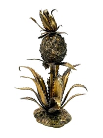 Janna Thomas De Velarde Tiffany & Co. Gilt Sterling Silver Pineapple Figurine, circa 1970