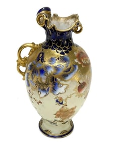 Royal Crown Derby Hand Painted Porcelain Ewer