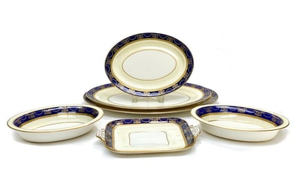 6 Piece Lenox Porcelain Service Set, circa 1920