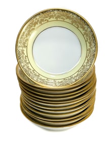 12 Hutschenreuther and Heinrich & Co. Porcelain Berry Bowls, circa 1930