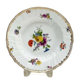Meissen Germany Hand Painted Porcelain Bowl, early 19th century