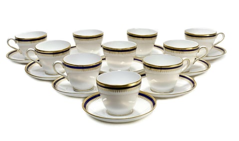 10 Copeland Spode  Cup & Saucers in Knightsbridge