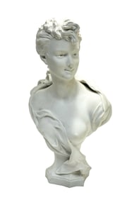 Continental Ernest Sperlacken Bisque Bust of a Beauty