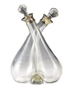 Birmingham Sterling Silver Oil & Vinegar Bottle