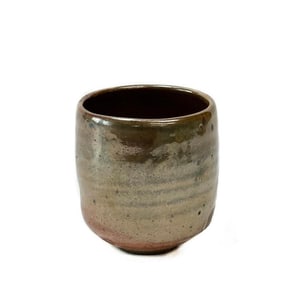 Makoto Yabe Art Pottery Glazed Ceramic Cup or Vase