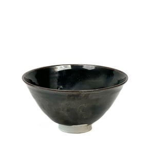 Makoto Yabe Art Pottery Glazed Ceramic Rice Bowl