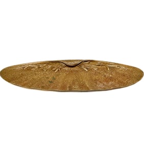 Tiffany Studios New York Gilt Bronze Pen Tray in Nautical #1843