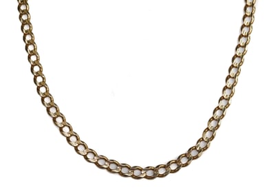 14k Yellow Gold Link Chain Necklace