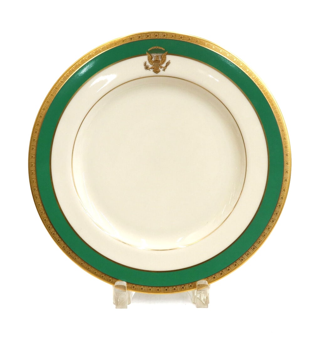 President Jimmy Carter Lenox Porcelain 10.5 inch White House Dinner Plate, 1980 (1 of 5)