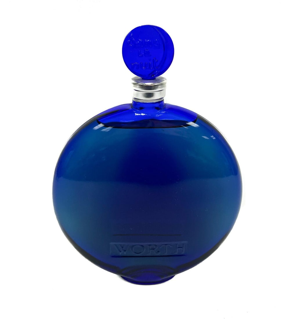 Rene Lalique Cobalt Blue Perfume Bottle Eu de Toilette, Sans la Nuit 250mL (1 of 10)