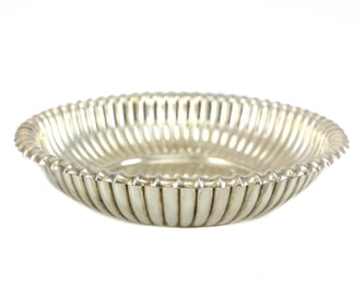 Gorham Sterling Silver Lemington Ribbed Bowl, circa 1940