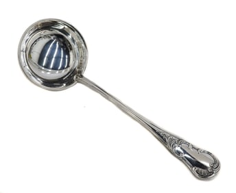 Buccellati Sterling Solid Silver 11.5 inch Ladle in Quirinale Signed