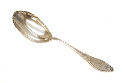 Whiting Mfg Co Sterling Silver Serving Spoon in Armor, Issued 1871