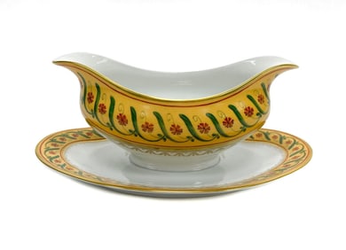 Tiffany Le Tallec Private Stock Porcelain Gravy Boat in Directoir