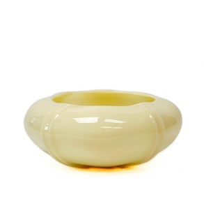 Steuben Ivory Art Glass Gourd Shaped Bowl #7337