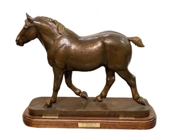 Marilyn Newmark Bronze Horse Sculpture
