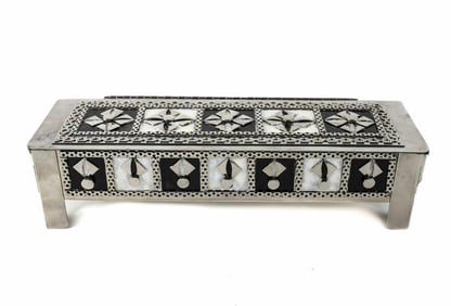 Szwarc, Stanley Industrial Steel, & Enamel Jewelry Box