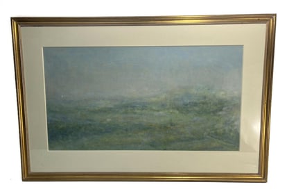 Tad Spurgeon (US 20th Century) Oil on Board Painting Landscape, Signed. 1996