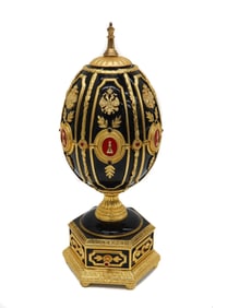 Franklin Mint House of Faberge The Imperial Jeweled Egg Chess Set