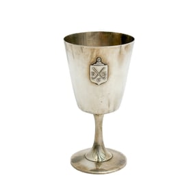 Tiffany & Co Makers Sterling Silver Dedicated Golf Goblet Cup c 1961 #62268