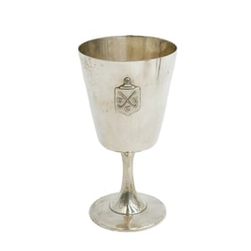 Tiffany & Co Makers Sterling Silver Golf Goblet Cup 62467