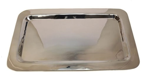 Elegant Allan Adler Modernist Sterling Silver Centerpiece Tray 58ozt circa 1940