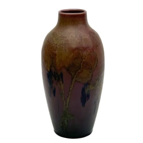 Rookwood Pottery Vellum Vase by Elizabeth Lincoln Trees 1922