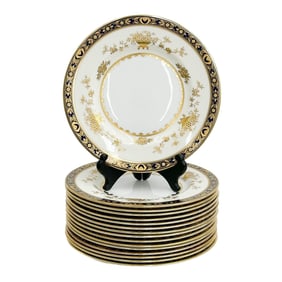 16 Minton England Porcelain Dessert Plates in Dynasty