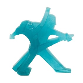 Daum France Pate de Verre Glass Sculpture Les Danseurs Dan Dailey Ltd Ed/200