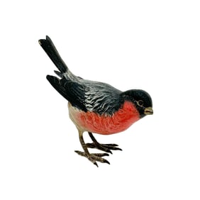 Austrian Cold Painted Bronze Figurine Robin circa 1920