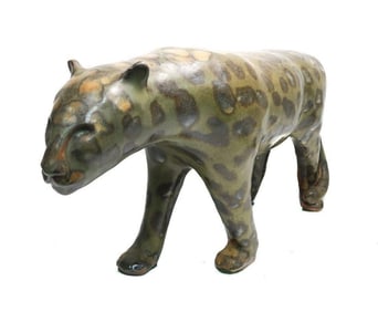 Loet Vanderveen Cougar or Jaguar Sculpture, Signed
