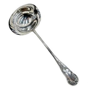 Buccellati Italian Sterling Silver Punch Ladle in Quirinale Signed