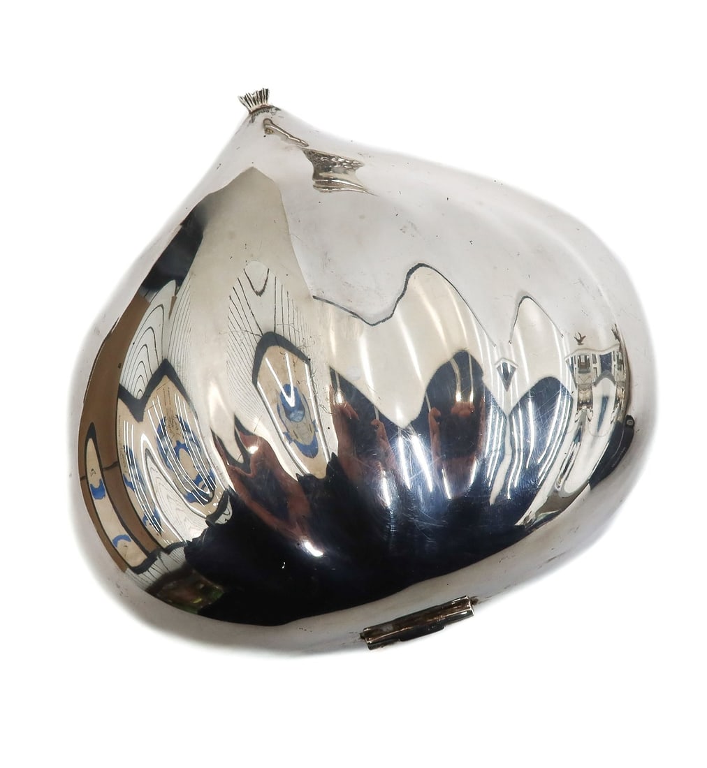 MESSULAM Italian 800 Silver Garlic Box (1 of 7)