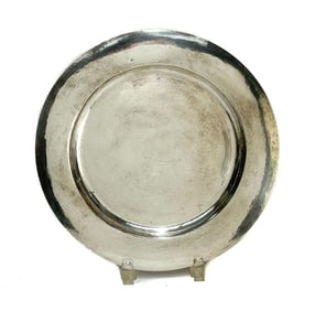 The Kalo Shop Sterling Silver Hand Wrought Service Plate