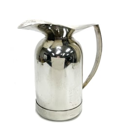 Allan Adler Sterling Silver and Glass Modernist Carafe