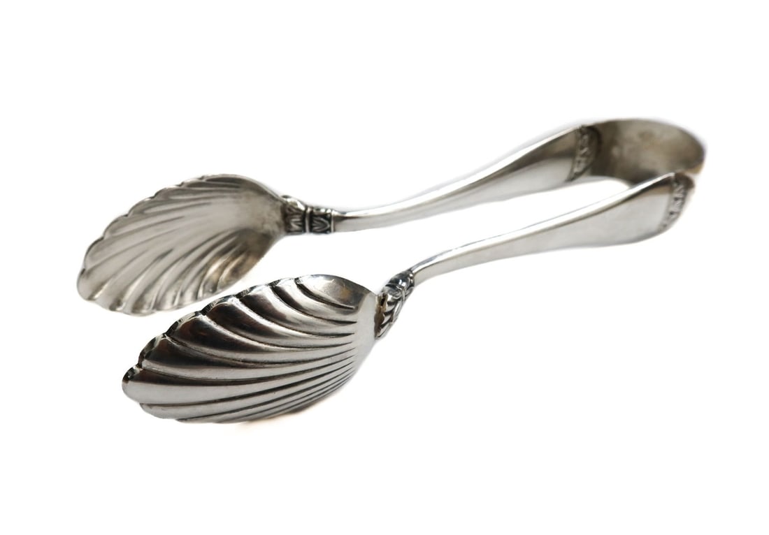 Mario Buccellati Italian Sterling Silver Ice Tongs in French Empire (1 of 7)