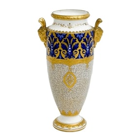 Coalport England Porcelain Twin Handled Vase or Urn