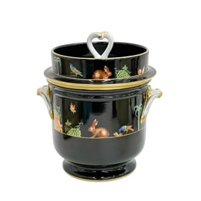 Tiffany Le Tallec Private Stock Ice Cream Cooler with Cover in Black Shoulder