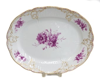 KPM Berlin Germany Hand Painted Porcelain Tray circa 1900