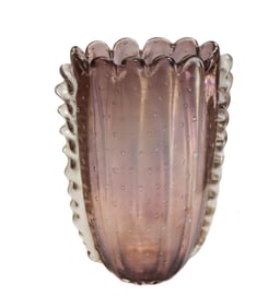 Ercole Barovier Art Glass Iridescent Vase