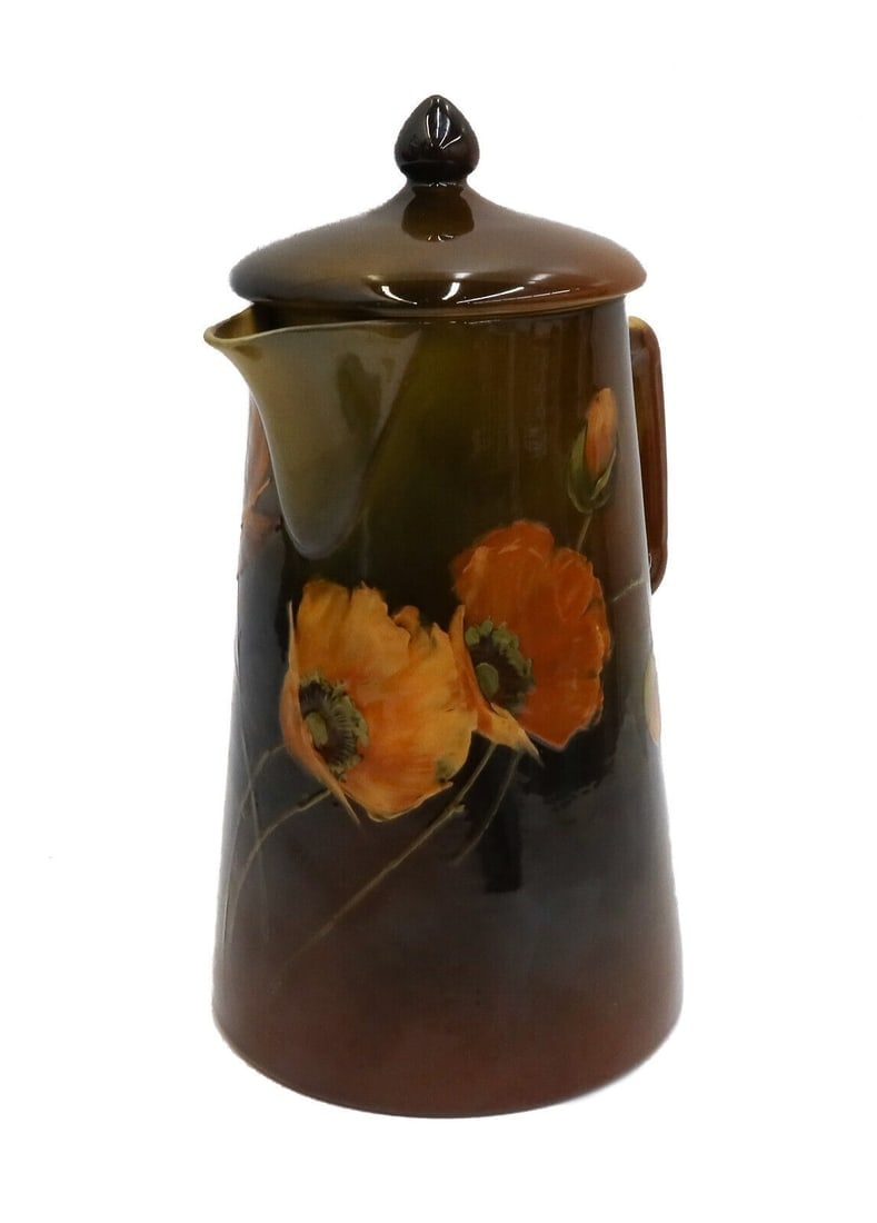 Rookwood Glazed Pottery Coffee Pot #251 W Sarah Alice Toohey 1893 (1 of 10)