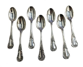 7 Buccellati Demitasse Spoons in Quirinale